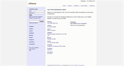 Desktop Screenshot of ofease.com